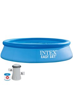 PISCINA HINCHABLE EASY SET D305X61 CM CON DEPURADORA | INTEX 28118NP
