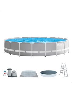 PISCINA DESMONTABLE PRISMA FRAME 610X132 CM | INTEX 26756NP